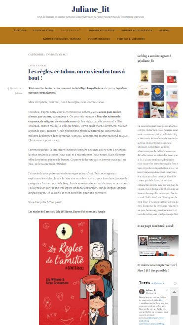 Blog Juliane