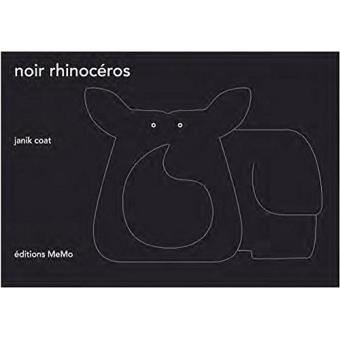Noir rhinoceros